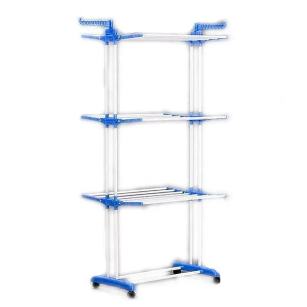 Uscator vertical, mobil si pliabil pentru rufe cu suport umerase, inaltime 173cm , 3 etaje