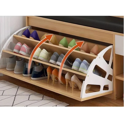 Dulap pentru pantofi tip bancheta Maro, 80 x 30 x 51 cm