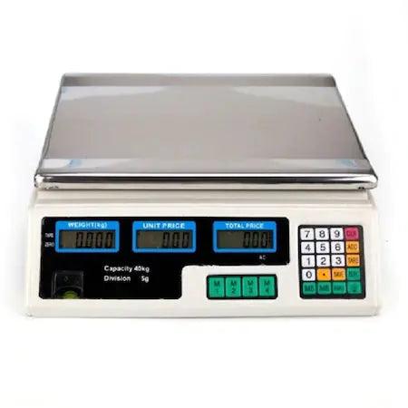 Cantar Electronic 40 kg, acumulator inclus, incarcare rapida, digital, functii multiple, afisaj dublu, autonomie mare eseller.ro