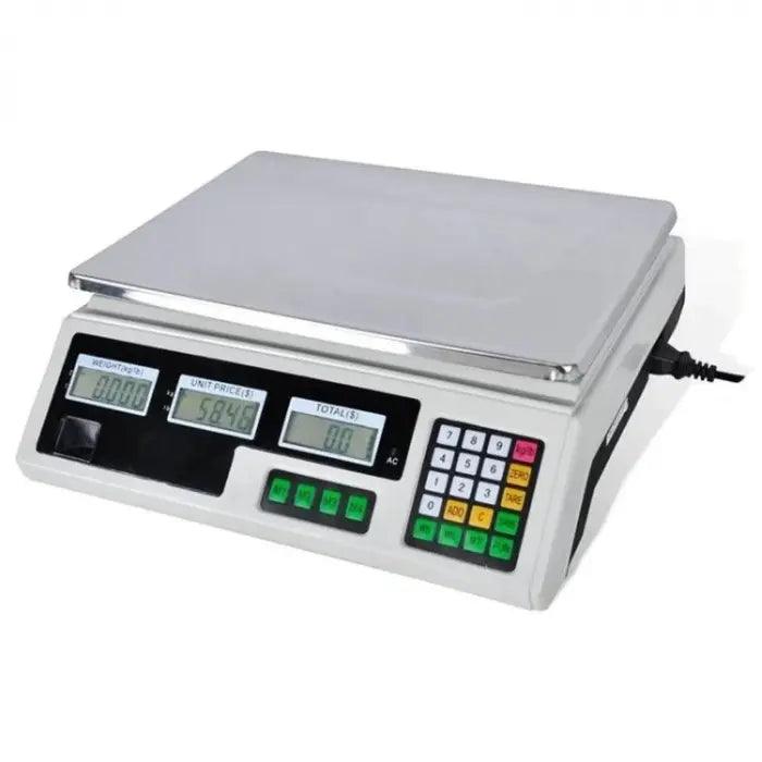 Cantar Electronic 40 kg, acumulator inclus, incarcare rapida, digital, functii multiple, afisaj dublu, autonomie mare eseller.ro