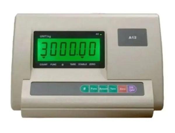 Cantar electronic platforma 3000 kg ( 3 tone ), tabla groasa striata 5mm, 120 x 120cm ( 1.2m x 1.2m ), 4 celule de cantarire, autonomie acumulator 10 ore eseller.ro