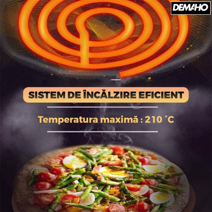 Friteuza cu Aer Cald SilverCrest Air Fryer, 6L, 2400W, 10 Programe, Afisaj Digital, LCD Touch, Gătire Uniformă, Conductă de Aer 3D, Ușor de Curățat