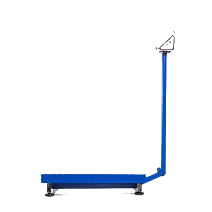 Cantar Electronic 700kg cu acumulator si platforma metalica din tabla striata, brat rabatabil eseller.ro