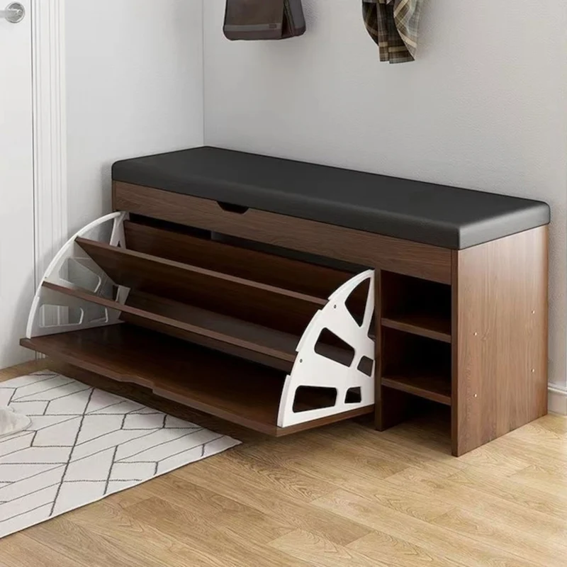 Dulap pentru pantofi tip bancheta Maro, 6 rafturi, 100x34x50 cm