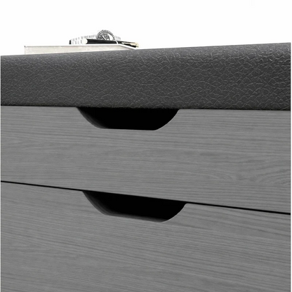 Dulap pentru pantofi tip bancheta Gri, 80 x 30 x 51 cm